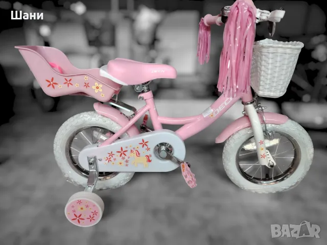 Детски велосипед Dech, 12”, помощни колела, снимка 8 - Детски велосипеди, триколки и коли - 49637113