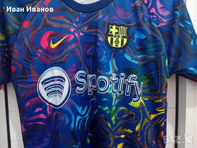 Чисто нова оригинална фланелка на Барселона - Левандовски, снимка 4 - Футбол - 51651669