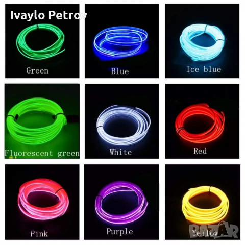 5 Метра. Амбиентно интериорно LED осветление за автомобил, снимка 11 - Аксесоари и консумативи - 32386351