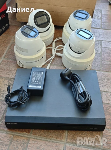 6MP Hikvision комплект за видеонаблюдение с 4 IP камери и 2TB HDD