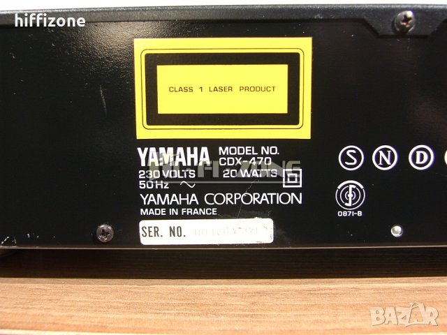 CD PLAYER   Yamaha cdx-470 , снимка 7 - Декове - 42361799
