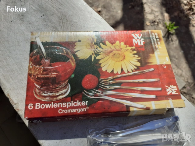 WMF - Вилички за десерт нови с оригинална кутия, снимка 2 - Антикварни и старинни предмети - 53771949