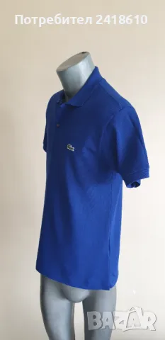Lacoste Pique Cotton  Mens Size 3 - S НОВО! ОРИГИНАЛ! Мъжка Тениска!, снимка 5 - Тениски - 49844573