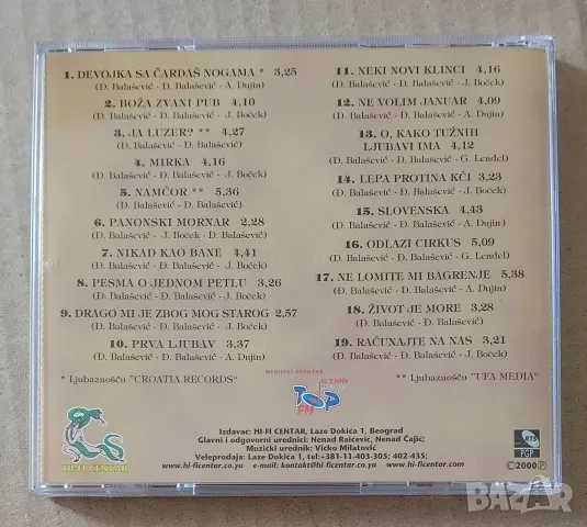 Оригинален CD диск на Дордже Балашевич (Đorđe Balašević), снимка 2 - CD дискове - 55975159