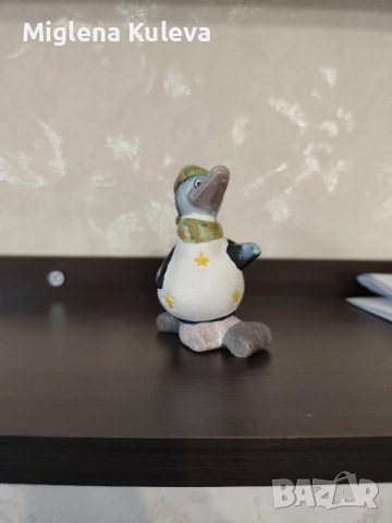 Малка керамична фигурка Пингвин Цена 2лв., снимка 2 - Декорация за дома - 51449463