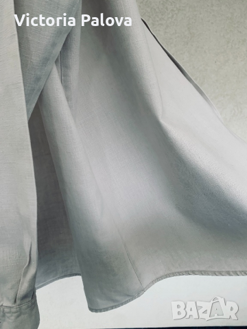 Риза JP CASUALS лен 55% ,памук45%, снимка 10 - Ризи - 36246607