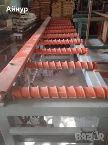 АВТОМАТИЧНА ЛИНИЯ ЗА РЯЗАНЕ НА ДЪРВЕНИ ТРУПИ И ПРОИЗВОДСТВО НА EURO ПАЛЕТИ, снимка 3 - Други машини и части - 51021195