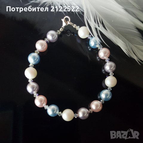 Гривни от Swarovski Crystals, снимка 7 - Гривни - 36407140