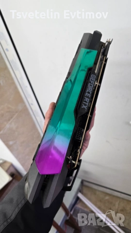 Видео карта Zotac Nvidia RTX 3090ti 24GB AMP Extreme Holo, снимка 2 - Видеокарти - 53204812