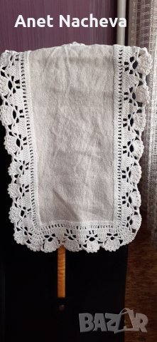 Тишлайфер с плетена дантела, снимка 2 - Декорация за дома - 34183355