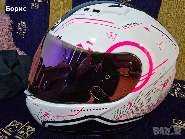 Мото каска HJC Pulse street design, снимка 3 - Аксесоари и консумативи - 53541377