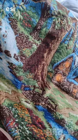 Огромен гоблен , снимка 4 - Антикварни и старинни предмети - 49710467