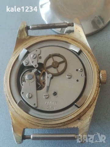 Мъжки часовник Ruhla - UMF 24. Made in GDR. Vintage watch. Ретро модел. Позлата. Механичен механизъм, снимка 7 - Мъжки - 41944640