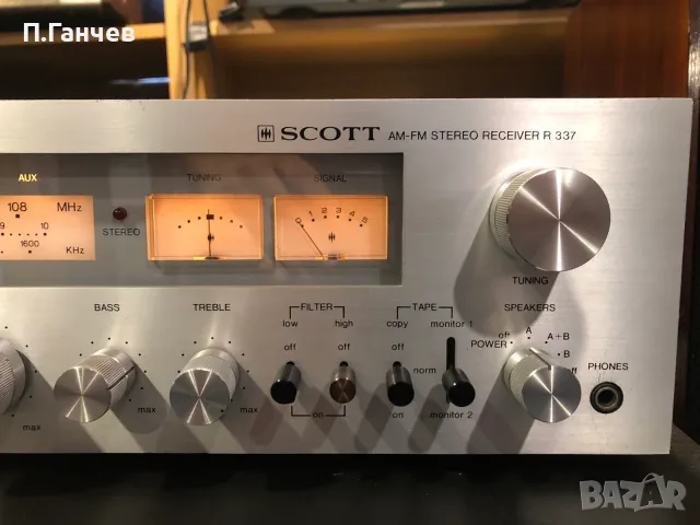 SCOTT R337 Ресийвър, снимка 5 - Ресийвъри, усилватели, смесителни пултове - 56265127
