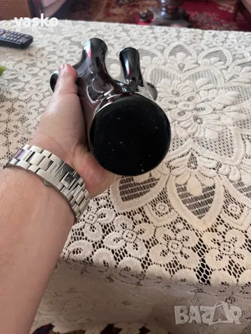 Стара ваза-стъклена, снимка 5 - Вази - 49401044