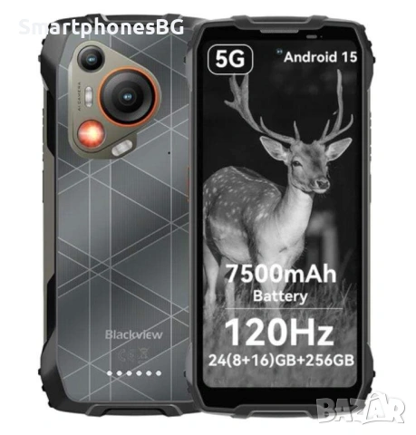 Blackview BL7000 5G 24GB RAM 256GB ROM, с IP68/69 защита, снимка 3 - Други - 53771935