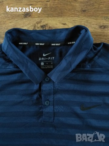 NIKE Men's Dry Stripe Golf Polo - страхотна мъжка тениска КАТО НОВА ХЛ, снимка 8 - Тениски - 40405336
