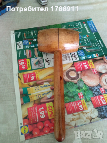 дървен чук, снимка 2 - Други инструменти - 44681609