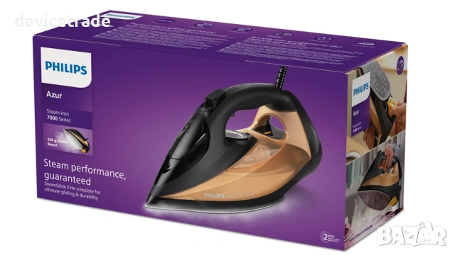 Ютия PHILIPS Series 7000 DST7040/80, 2800 W, 250 g/min, снимка 7 - Ютии - 53824862