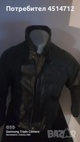 Кожено марково яке ,естествена кожа, снимка 3 - Якета - 53633209