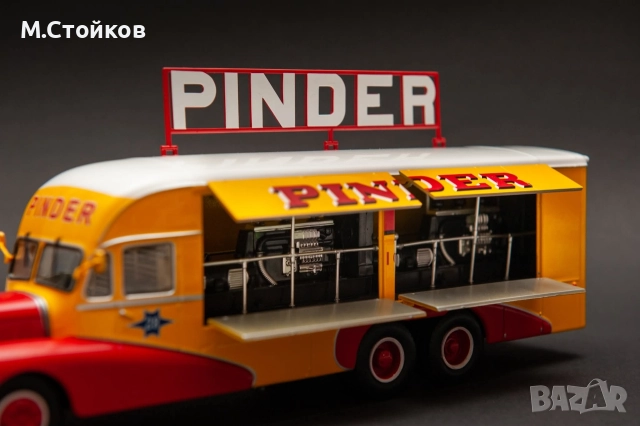 Генераторен камион Bernard 28 Pinder Circus 1951г мащаб 1/43, снимка 4 - Колекции - 52777205