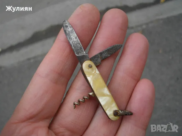 КОЛЕКЦИОНЕРСКО МИНИ ДЖОБНО НОЖЧЕ GERMANY , снимка 6 - Антикварни и старинни предмети - 48130205