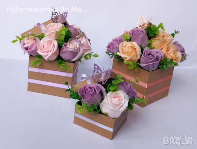 Аранжировки със сапунени рози, снимка 12 - Други - 35978233