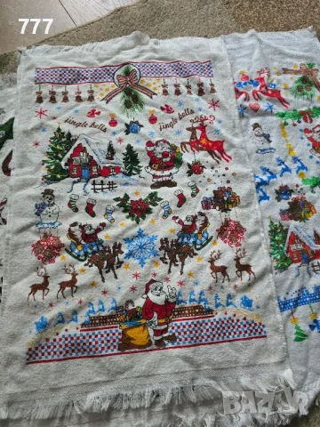 коледни кърпи хавлии , снимка 4 - Хавлиени кърпи - 48260048