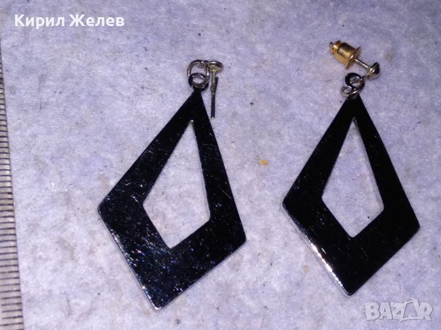 ЕФЕКТНИ РОЧБОИДНИ СРЕБРИСТИ ВИНТИДЖ ОБЕЦИ СЕДЕФЕН ТИП от БЛАГОРОДНА СТОМАНА МНОГО КРАСИВИ 37012, снимка 5 - Обеци - 41483925