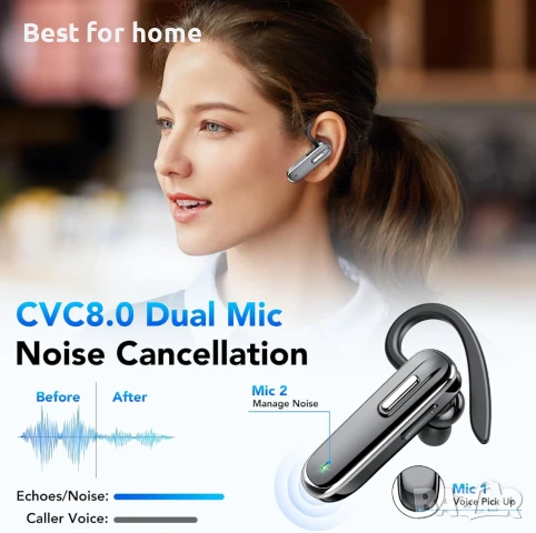 IKG Bluetooth V5.3 слушалки, снимка 4 - Bluetooth слушалки - 51122983