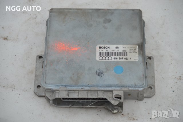 Компютър Двигател BOSCH 0 281 001 128/129, 4A0 907 051 X