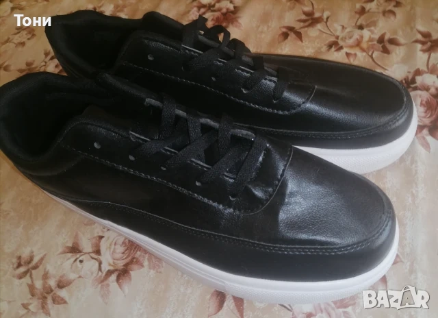 Нови Кожени Мъжки Маратонки 45, снимка 11 - Маратонки - 53661325