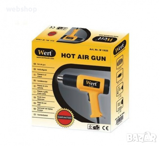 Пистолет за горещ въздух W1925 1500W 220V, снимка 2 - Други инструменти - 36224940