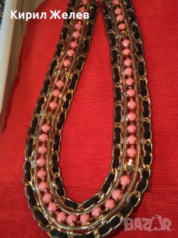 КРАСИВ МЕСИНГОВ ГЕРДАН ОГЪРЛИЦА ВИНТИДЖ СТИЛ 81133, снимка 12 - Колиета, медальони, синджири - 30711703