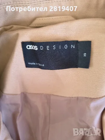 дамско палто на ASOS , снимка 2 - Якета - 56372424