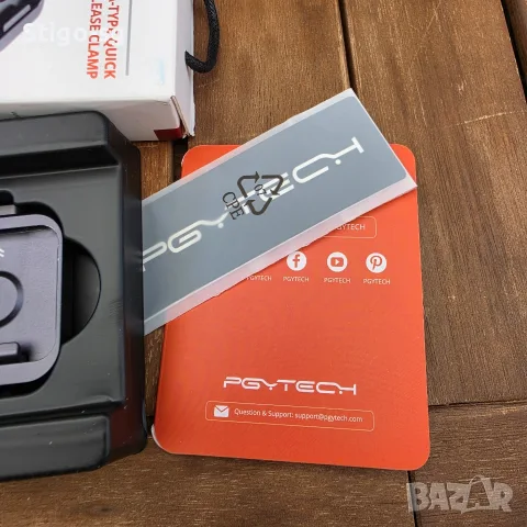 PGYTECH Arca-Type Quick Release Clamp – Скоба за бързо освобождаване, снимка 2 - Чанти, стативи, аксесоари - 55978126