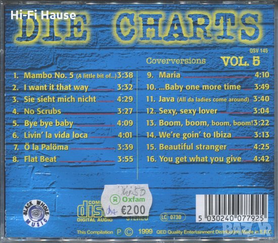 Die Charts-vol=5, снимка 2 - CD дискове - 35918454
