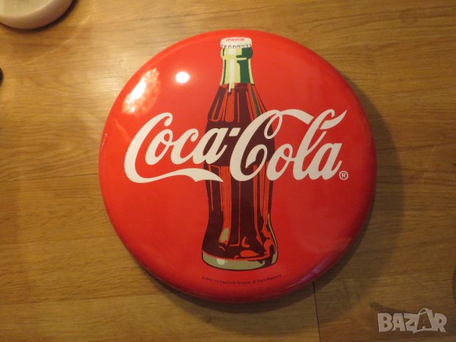 Стара  голяма красива табела на Coca Cola, кока кола за твоето заведение, бар или колекция  2003 г. 