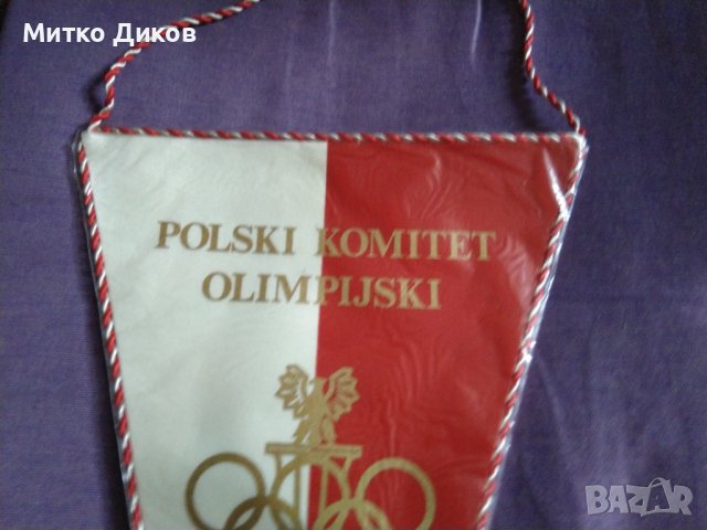 Флагчета на Полша Олимпийски комитет -Олимпиада 1980, снимка 3 - Други спортове - 38774479