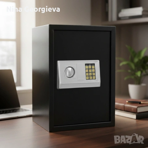 Електронен сейф 43L с аварийни ключове и монтажни болтове , снимка 3 - Друга електроника - 53255642