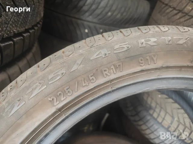 4бр. летни гуми 225/45/17 Pirelli, снимка 3 - Гуми и джанти - 55821206