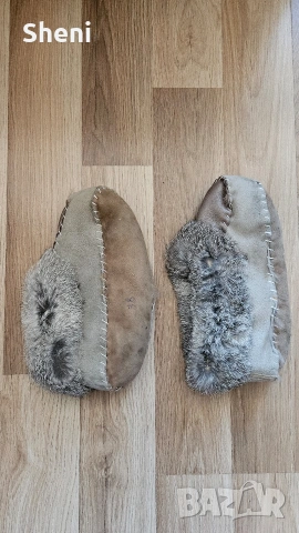 Ръчно изработени мокасини, пантофи от естесвена кожа, 38 номер