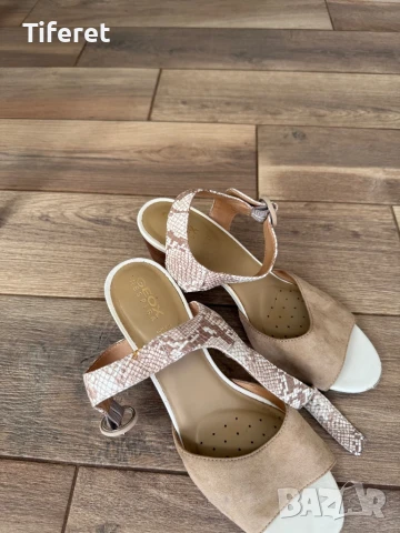 Geox сандали кожа/велур, снимка 1