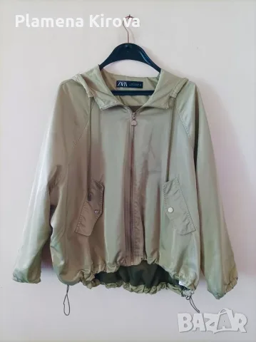 ZARA oversized яке с качулка