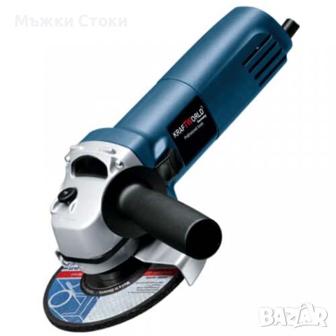 Ъглошлайф KraftWorld 125mm 1400W, с регулация на оборотите, снимка 3 - Други инструменти - 39955925