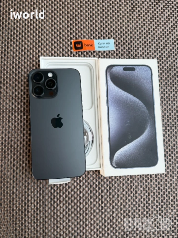 100% Батерия❗iPhone 15 Pro MAX лизинг от 29€ на мес black Titanium❗️256GB❗️