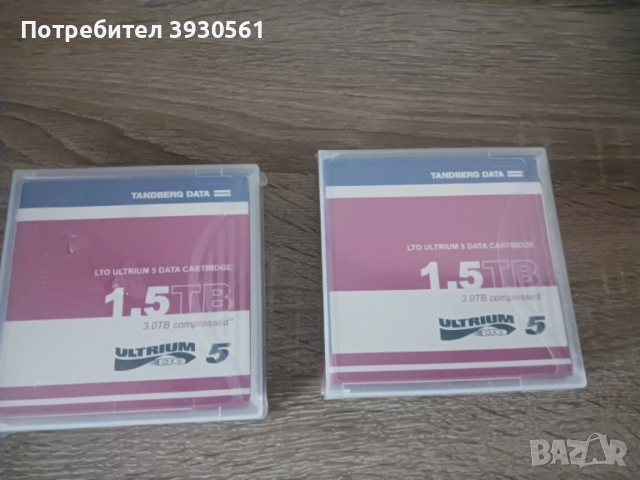 Лот 5 броя tandberg data ultrium lto 5