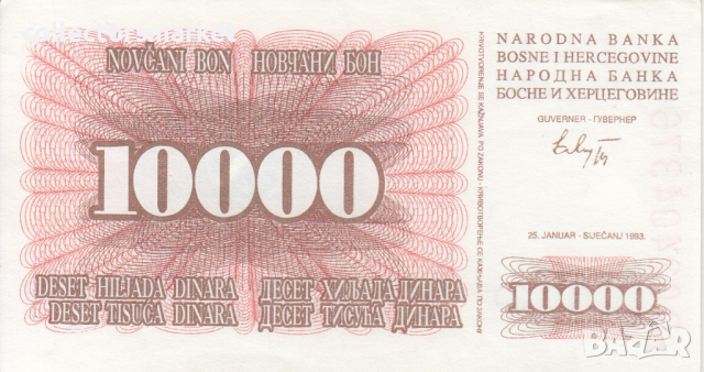 10000 динара 1993, Босна и Херцеговина