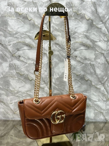 Gucci Дамска Чанта С Дълга Дръжка Синджир Гучи - Налични Различни Цветове Код SK339, снимка 7 - Чанти - 52599743