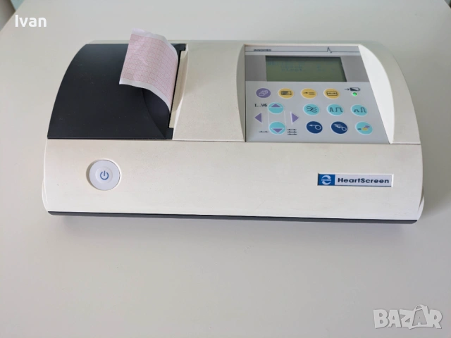 3-канален ЕКГ апарат Innomed HeartScreen 60-IKO – електрокардиограф ECG, EKG - отлично състояние, снимка 2 - Медицинска апаратура - 53744745
